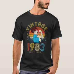 Vintage 1983 Made In 1983 38Th Birthday Women 38 Y T-Shirt