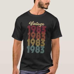 Vintage 1983 Made In 1983 39th Birthday 39 Years O T-Shirt