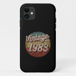 VINTAGE 1983 MEN WOMEN BIRTHDAY GIFT iPhone 11 CASE