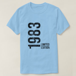 Vintage 1983 - Women Men Funny Retro 43rd Birthday T-Shirt