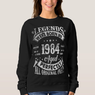 Vintage 1984 39 Years Old Men Women 39th Birthday Sweatshirt