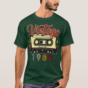 Vintage 1984 Greatest Hits Cassette Tape T-Shirt