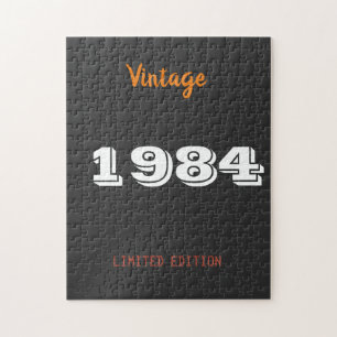 Vintage 1984 limited edition 40th Birthday Gift  Jigsaw Puzzle