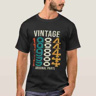 Vintage 1984 Original parts retro Funny 40th Birth T-Shirt