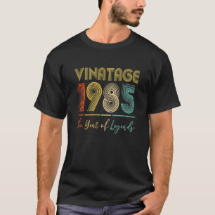 Vintage 1985 37th Birthday  Ideas Men Women Him He T-Shirt