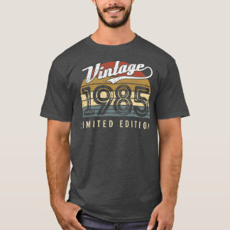 Vintage 1985 Limited Edition 37 Years Old 37th T-Shirt