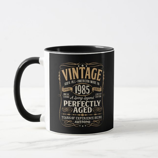 Vintage 1985 Limited Edition Perfectly Aged Birthd Mug (Left)