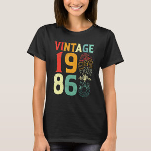 Vintage 1986 36 Year Old Birthday Camping Hiking B T-Shirt