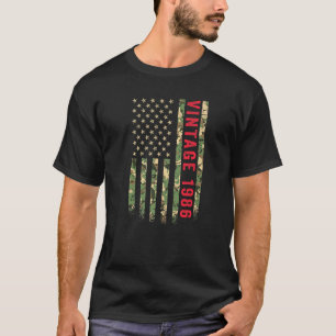 Vintage 1986 American Flag Camo 36 Years Old 36th T-Shirt
