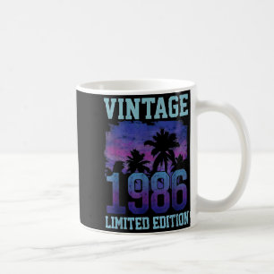 Vintage 1986 Limited Edition 40th Birthday 40 Year Coffee Mug