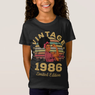 Vintage 1986 Made In 1986 35th Birthday Women 35 Y T-Shirt