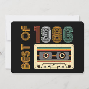 Vintage 1986 Made in 1986 40th Birthday 40 Years  Invitation
