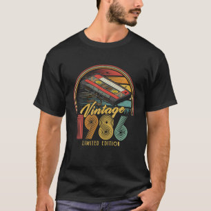 Vintage 1986 Retro Cassette 1986 40th Birthday 40 T-Shirt
