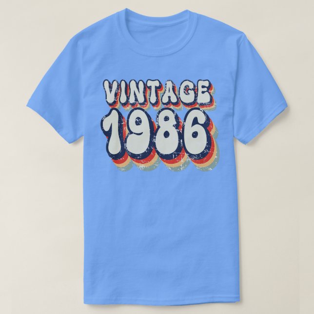 Vintage 1986 T-Shirt (Design Front)