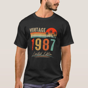 Vintage 1987  35th Birthday 35 Year Old T-Shirt
