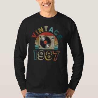 Vintage 1987 Cassette Tape 35 Years Old T-Shirt