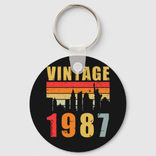 Vintage 1987 Made In 1987 Key Ring