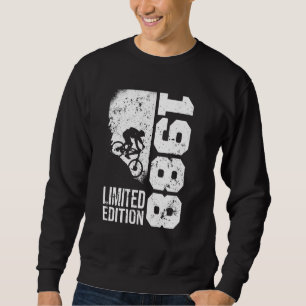 Vintage 1988 Birthday cycling MTB-Bicycles Mountai Sweatshirt