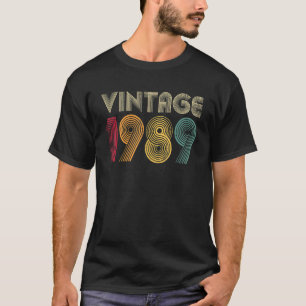 Vintage 1989 33rd Birthday  Retro  33 Years Old T-Shirt