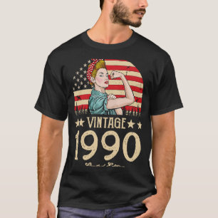 Vintage 1990  1990 32nd Birthday 32 Years Old  1 T-Shirt