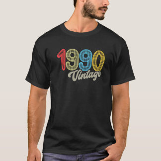 Vintage 1990 Sunset 31st Bday Gift For Women Men B T-Shirt