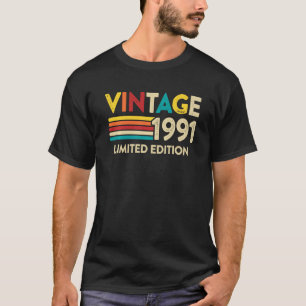 Vintage 1991  31st Birthday 31 Years Old T-Shirt