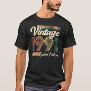 Vintage 1991 32 Year Old 32nd Birthday T-Shirt