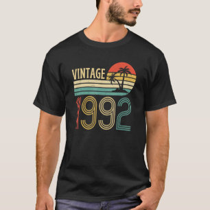 Vintage 1992 Birthday For 30 Year Old Men Women T-Shirt