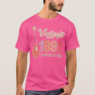 Vintage 1992 Guitar lovers 30th Birthday Electric T-Shirt