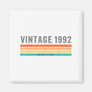 Vintage 1992 Limited Edition - 33rd Birthday Gift  Magnet