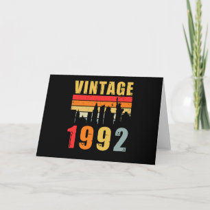 Vintage 1992 Made In 1992 Card