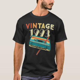Vintage 1993 Music Cassette 29Th Birthday Gifts 29 T-Shirt