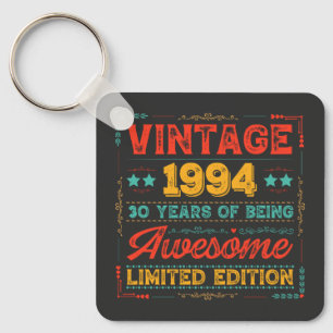 Vintage 1994 Made in 1994 30th Birthday 30 Years Key Ring