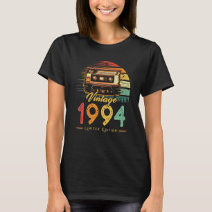 Vintage 1994 Retro Cassette 1994 28th Birthday 28  T-Shirt