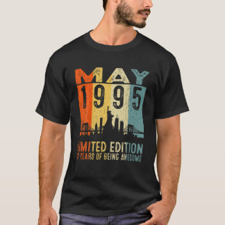 Vintage 1995 27 Yrs Old Made In May 1995 27Th Birt T-Shirt