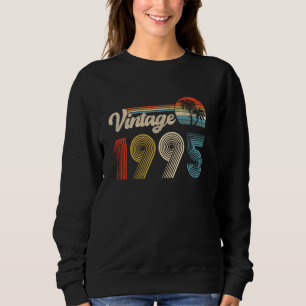 Vintage 1995 29th Birthday Funny Born In 1995 29 Y Sweatshirt