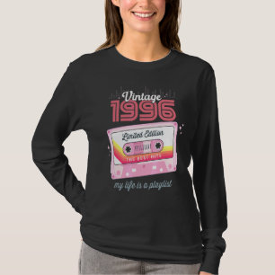 Vintage 1996 26th Birthday Retro Cassette T-Shirt
