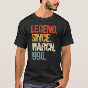 vintage 1996 27th birthday retro 27 years old T-Shirt