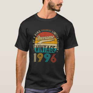 Vintage 1996 Bday 26 Years Old Funny 26Th Birthday T-Shirt