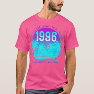 Vintage 1996 Birthday 25th  Aesthetic Sunset Palm T-Shirt