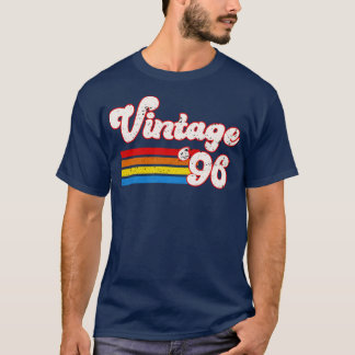 Vintage 1996 Birthday Shirt Retro 96 Birthday Shir