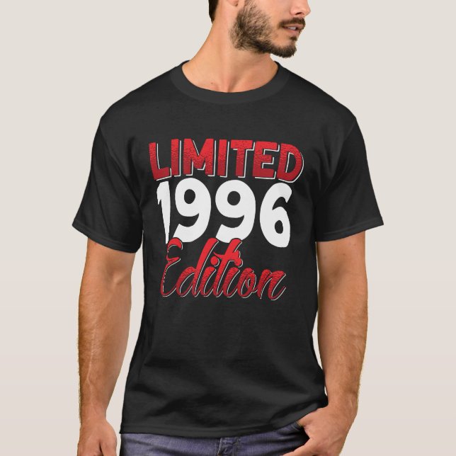 Vintage 1996 Retro Bitrthday T-Shirt (Front)