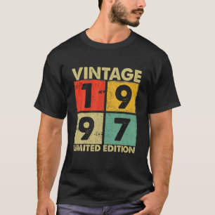Vintage 1997 25Th Birthday Gift Men Women 25 Years T-Shirt