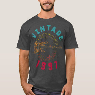 Vintage 1997 Birthday Limited Edition Guitar Music T-Shirt