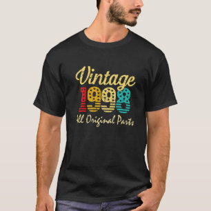 Vintage 1998 24 Years Old Men And Women 24th Birt T-Shirt