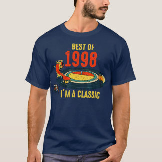 Vintage 1998 Birthday Best Of 1998 Im A Classic Vi T-Shirt