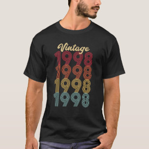 Vintage 1998 Made In 1998 24th Birthday 24 Years O T-Shirt