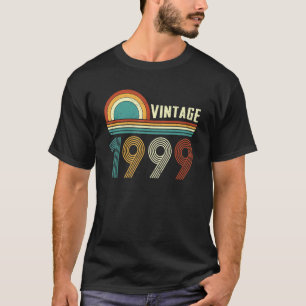 Vintage 1999 23rd Birthday Decoration 23 Years Ol T-Shirt