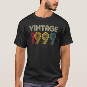 Vintage 1999 23rd Birthday  Retro  23 Years Old T-Shirt
