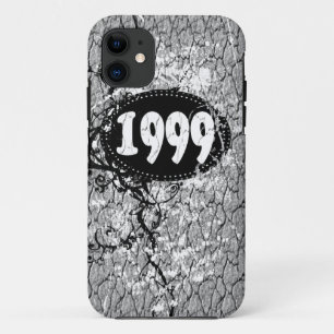Vintage 1999 Birthday and Since (Black, White) iPhone 11 Case